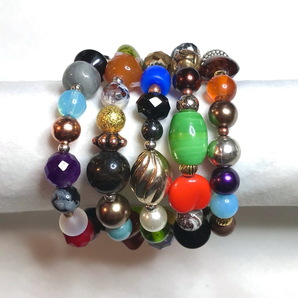 Handmade Bracelet with Vintage & Contemporary Elements (B75-2H) New Without Tags - Picture 6 of 11